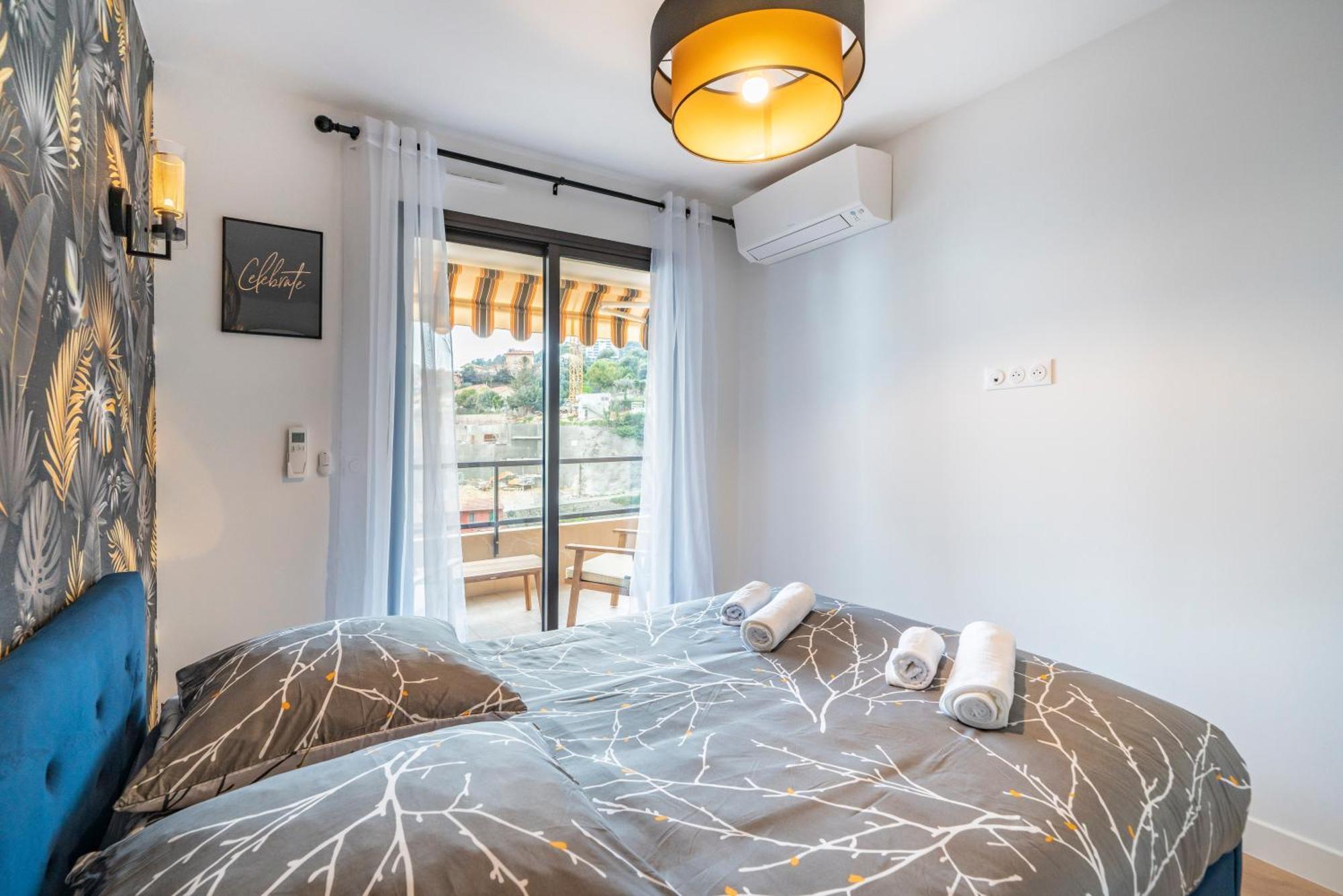 Ferienwohnung 5mn Monaco - Vue mer - Parking - Piscine - BB Beausoleil Exterior foto