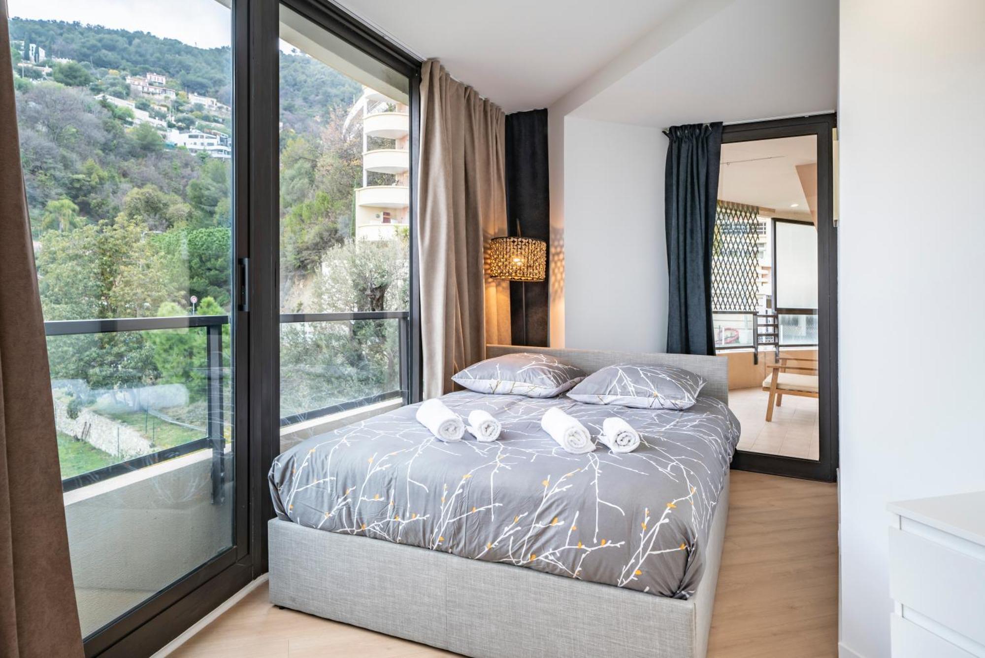 Ferienwohnung 5mn Monaco - Vue mer - Parking - Piscine - BB Beausoleil Exterior foto